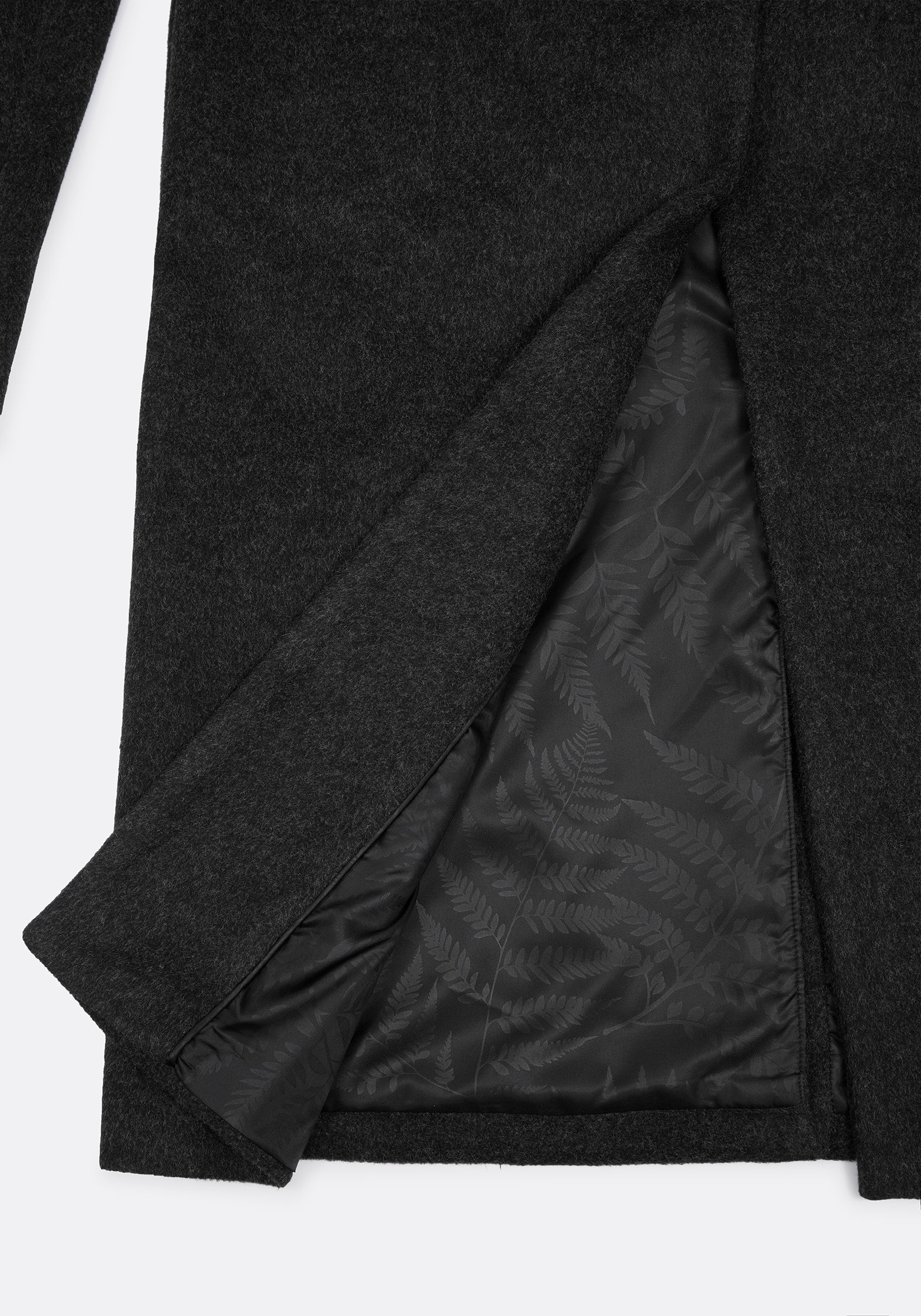 Albina Snake Pin Longline Coat