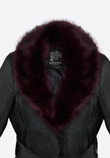 Effina Fur Collar Longline Coat