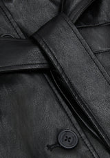 Effina Fur Collar Longline Coat