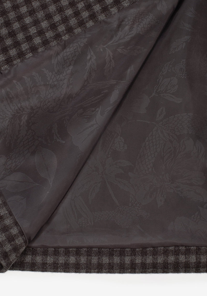 Pilgrim Gingham Coat With Dragonfly Brooch