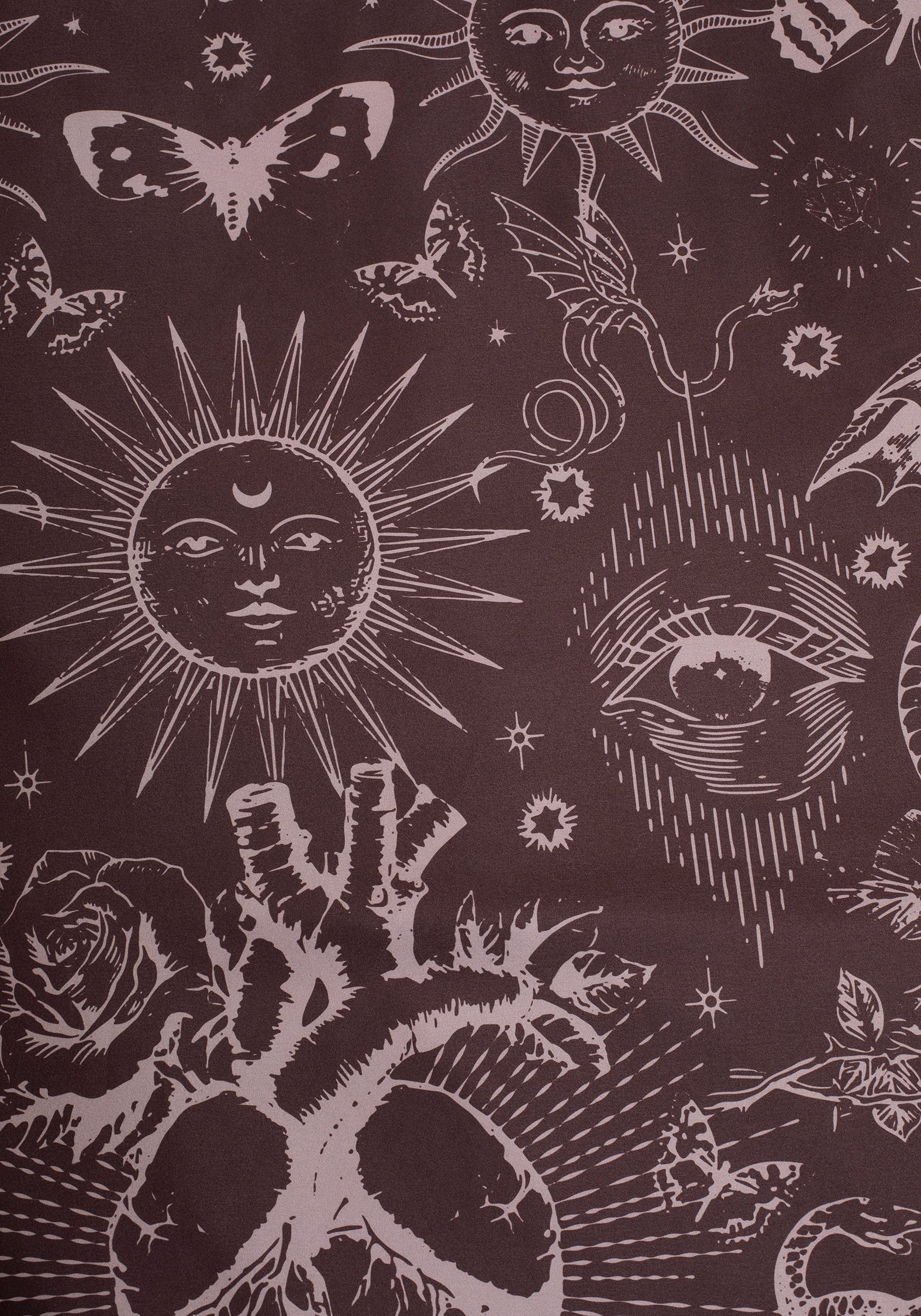 Paramour Frilled Edge Tattoo Print Bedding Set (EU King)