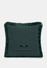 Cor Amara Heart Embroidered Square Cushion