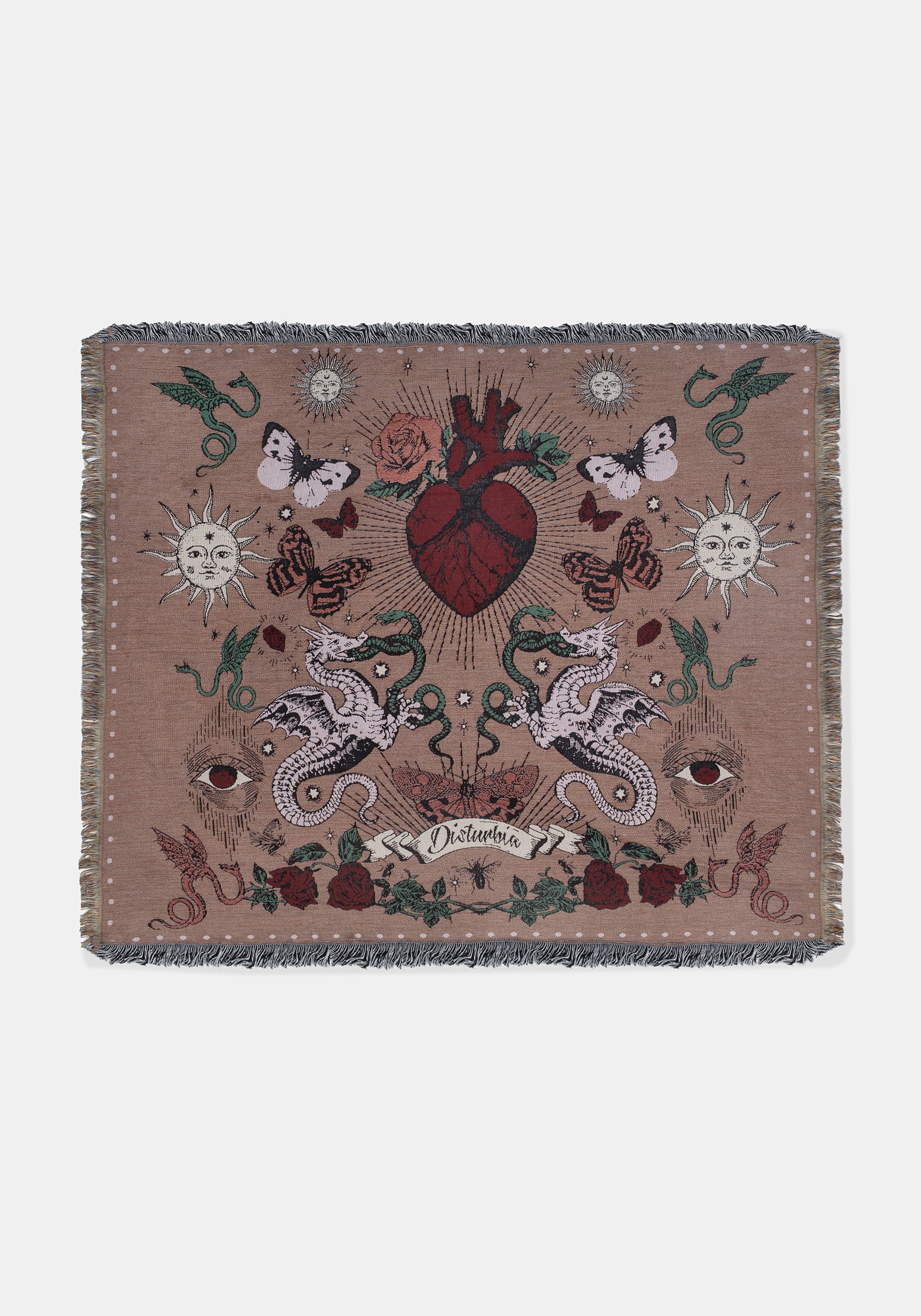 Paramour Tattoo Print Tapestry Blanket