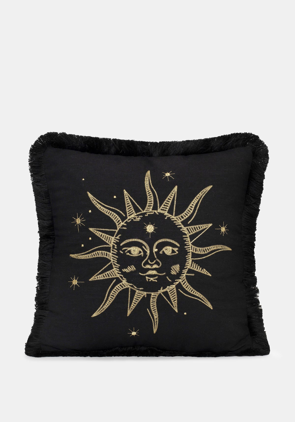 Rosia Celestial Sun Fringed Edge Cushion
