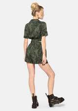 Orla Foxglove Potion Tie Waist Short