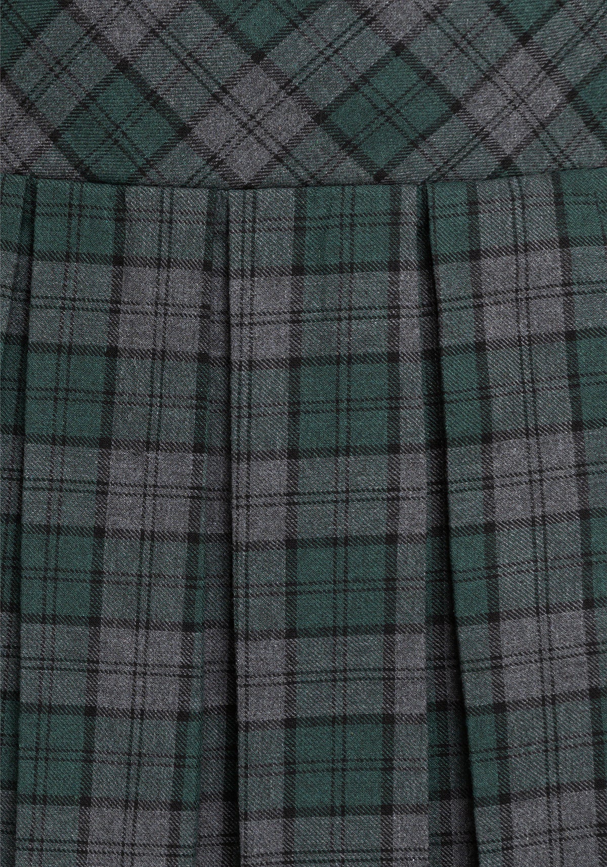 Daria Check Pleated Midaxi Skirt EU 34