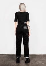 Black Arts Distressed Jeans