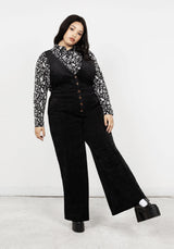 Janis Flared Cord Dungarees