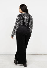 Janis Flared Cord Dungarees