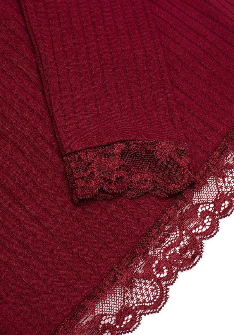 LAETITIA LACE TRIM MINI BODYCON DRESS