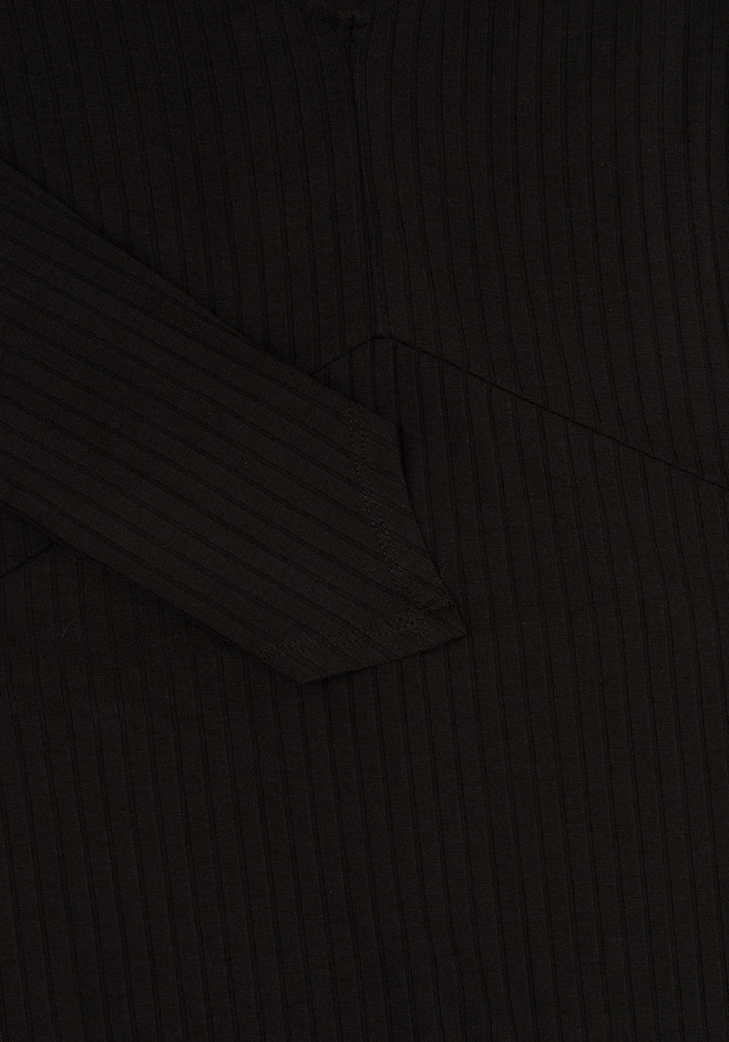 VAMPIRA V-NECK MIDI DRESS