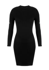 SKULTRO MOCK NECK BODYCON DRESS