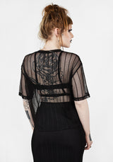 Solemn Boxy Crop Top