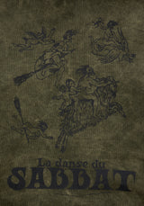 Sabbat and Sun Green Acid Wash Pullover Hoody