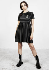 Space Cakes Stripe Mini Dress