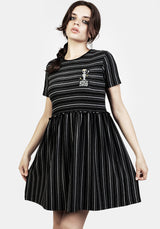 Space Cakes Stripe Mini Dress