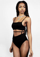 OBLIVION STRAPPY CAGED BODYSUIT