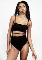 OBLIVION STRAPPY CAGED BODYSUIT