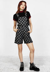 KERB DENIM SHORT DUNGAREES