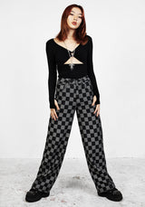 KERB WIDE LEG DENIM JEANS