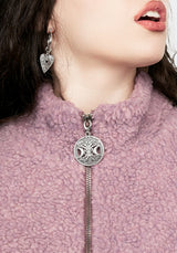 DRYAD CROP FLEECE JACKET