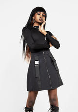 Lori A-Line Cargo Skirt