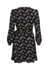 MORTMOTH WRAP MINI DRESS