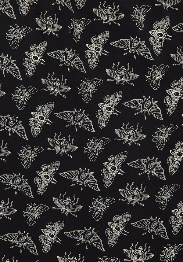 Mortmoth Short Sleeve Midi Dress