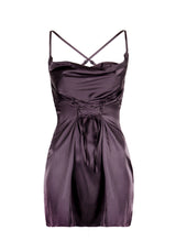 BOULEVARD MINI COWL DRESS