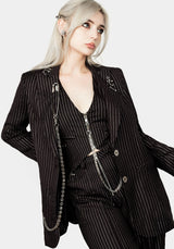 NIGHTMARE TAILORED FITTED BLAZER