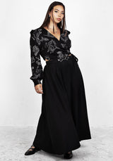 Zodiac Crop Wrap Top