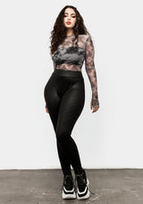 HEAVENS MESH CROP TOP