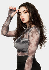 HEAVENS MESH CROP TOP