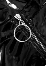 SINISTER MINI VINYL SKIRT