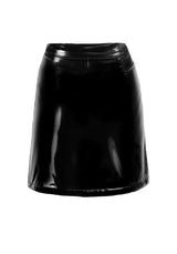 SINISTER MINI VINYL SKIRT