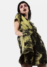 SCHOLOMANCE TIE DYE SKATER DRESS