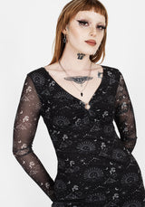 La La Land Mesh Mini Dress