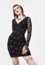La La Land Mesh Mini Dress