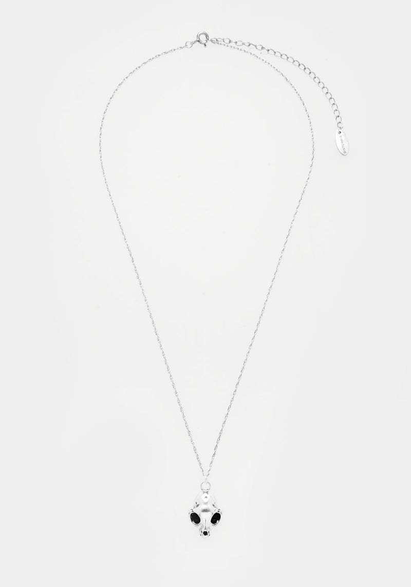 Sphynx Silver Pendant Necklace