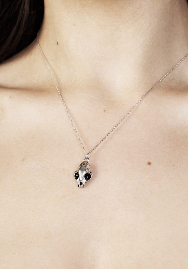 Sphynx Silver Pendant Necklace