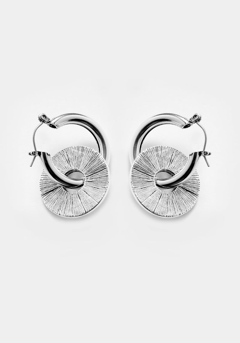 Runes Disk Earrings