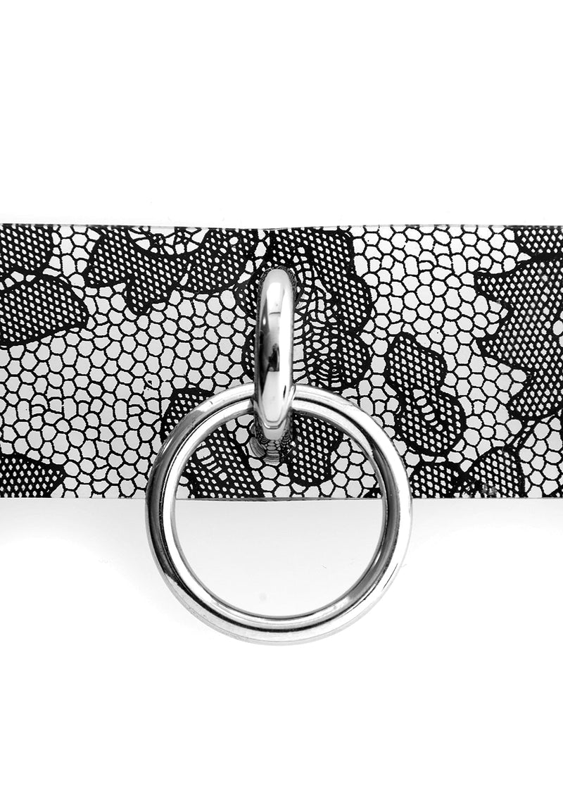 GOTHITA PU LACE CHOKER