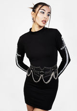 NADJA STUDDED WAIST BELT