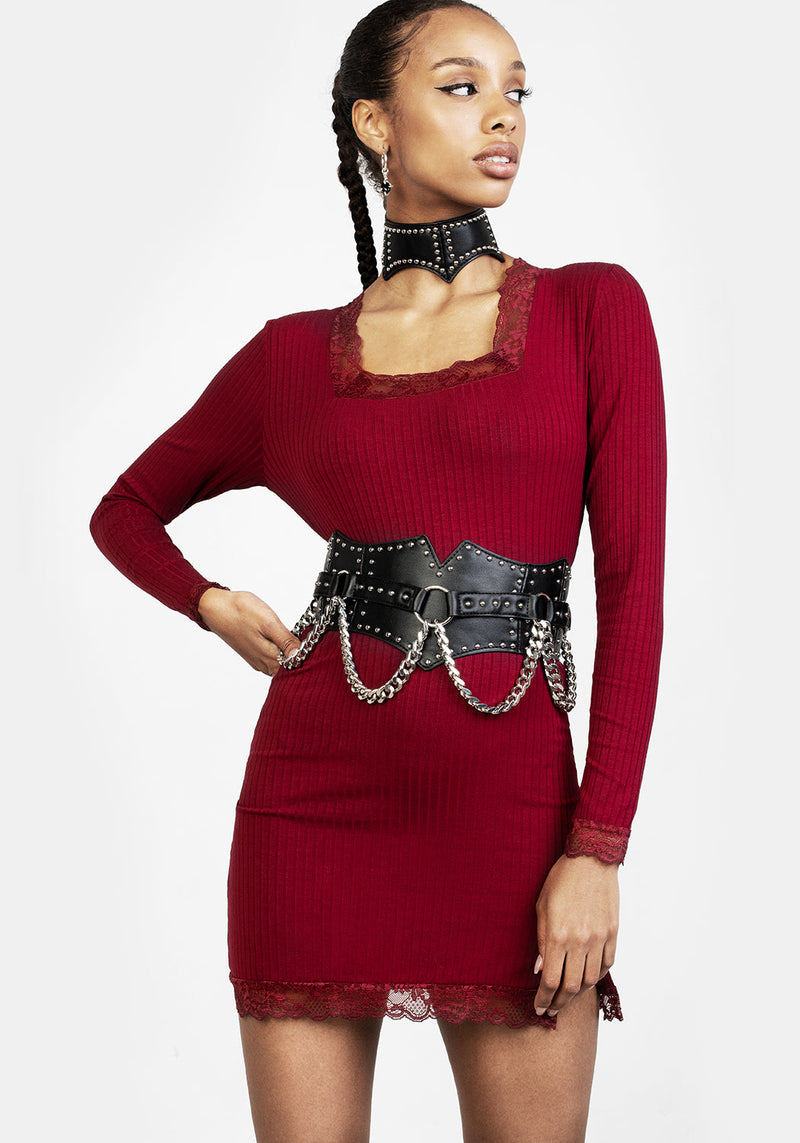 NADJA STUDDED WAIST BELT