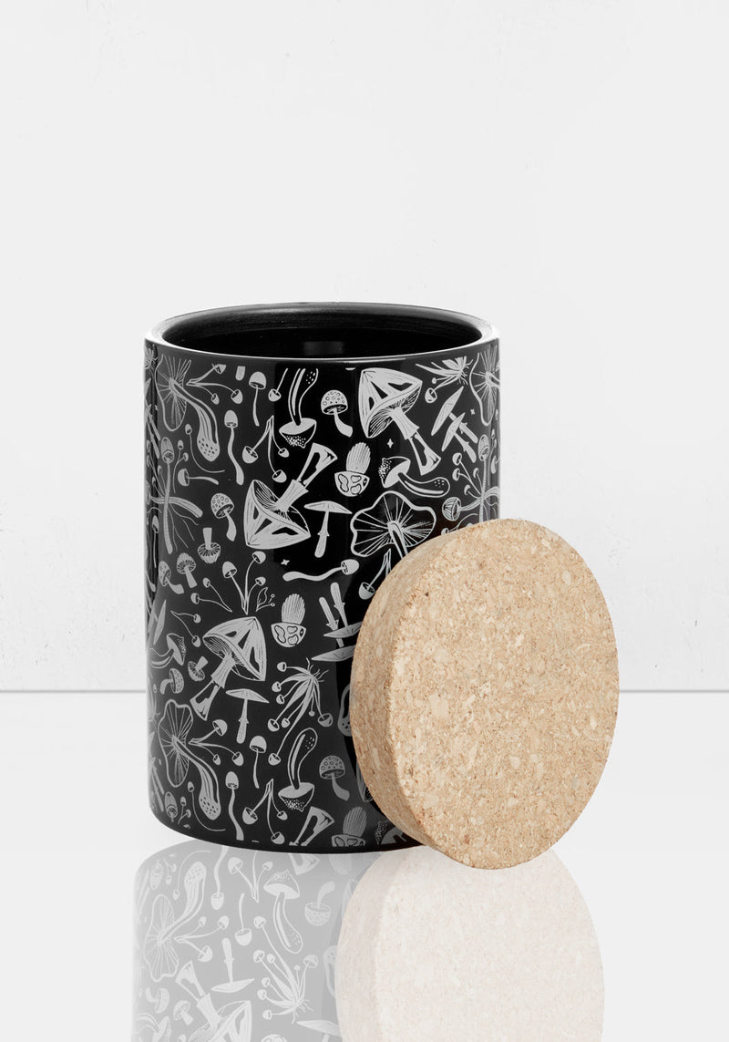 Mushroom Kitchen Storage Jar