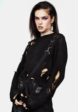 Rebellion Hardware Bondage Sweater