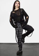 Rebellion Hardware Bondage Sweater