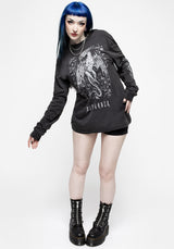 Kilgharrah Unisex Long Sleeve Acid Washed T-Shirt