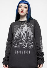 Kilgharrah Unisex Long Sleeve Acid Washed T-Shirt