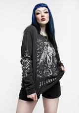 Kilgharrah Unisex Long Sleeve Acid Washed T-Shirt